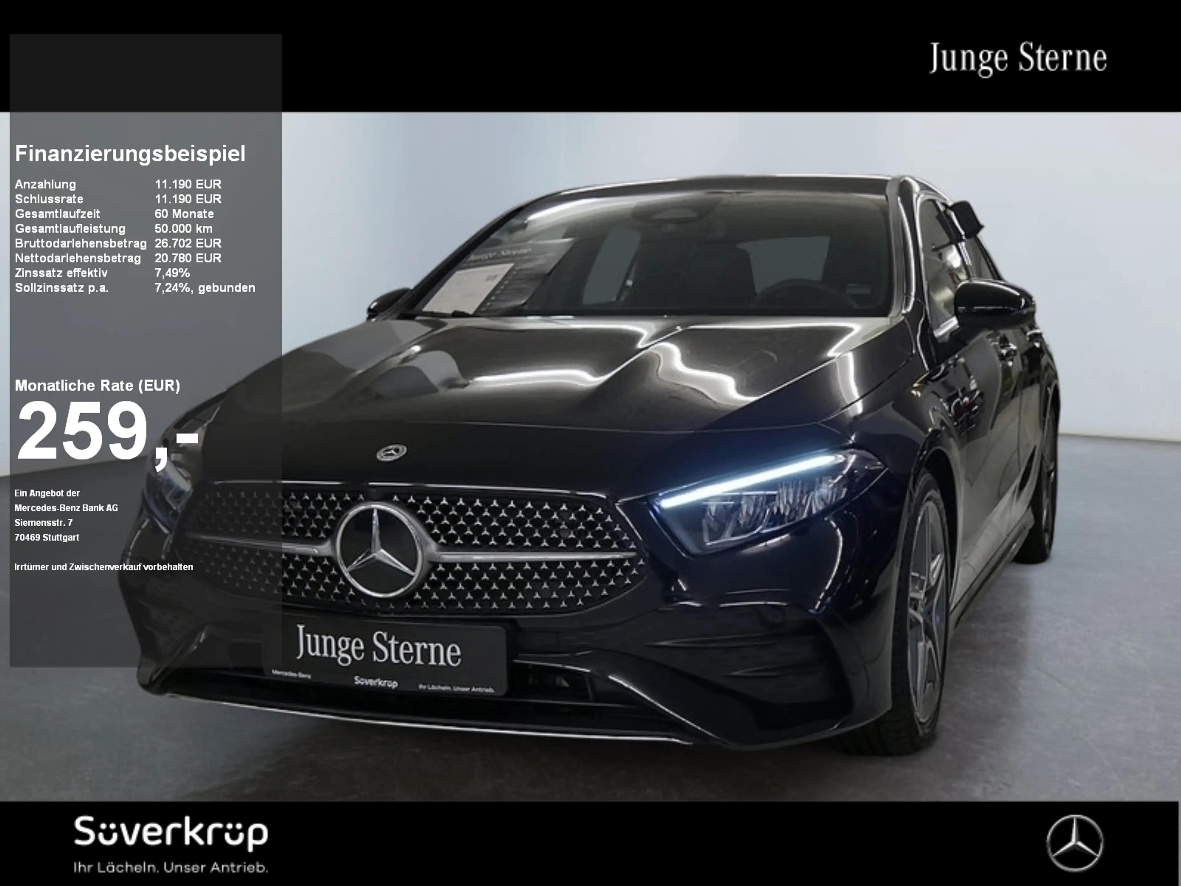 Mercedes-Benz A 200 // AMG DISTR KAMERA SPUR PDC SHZ