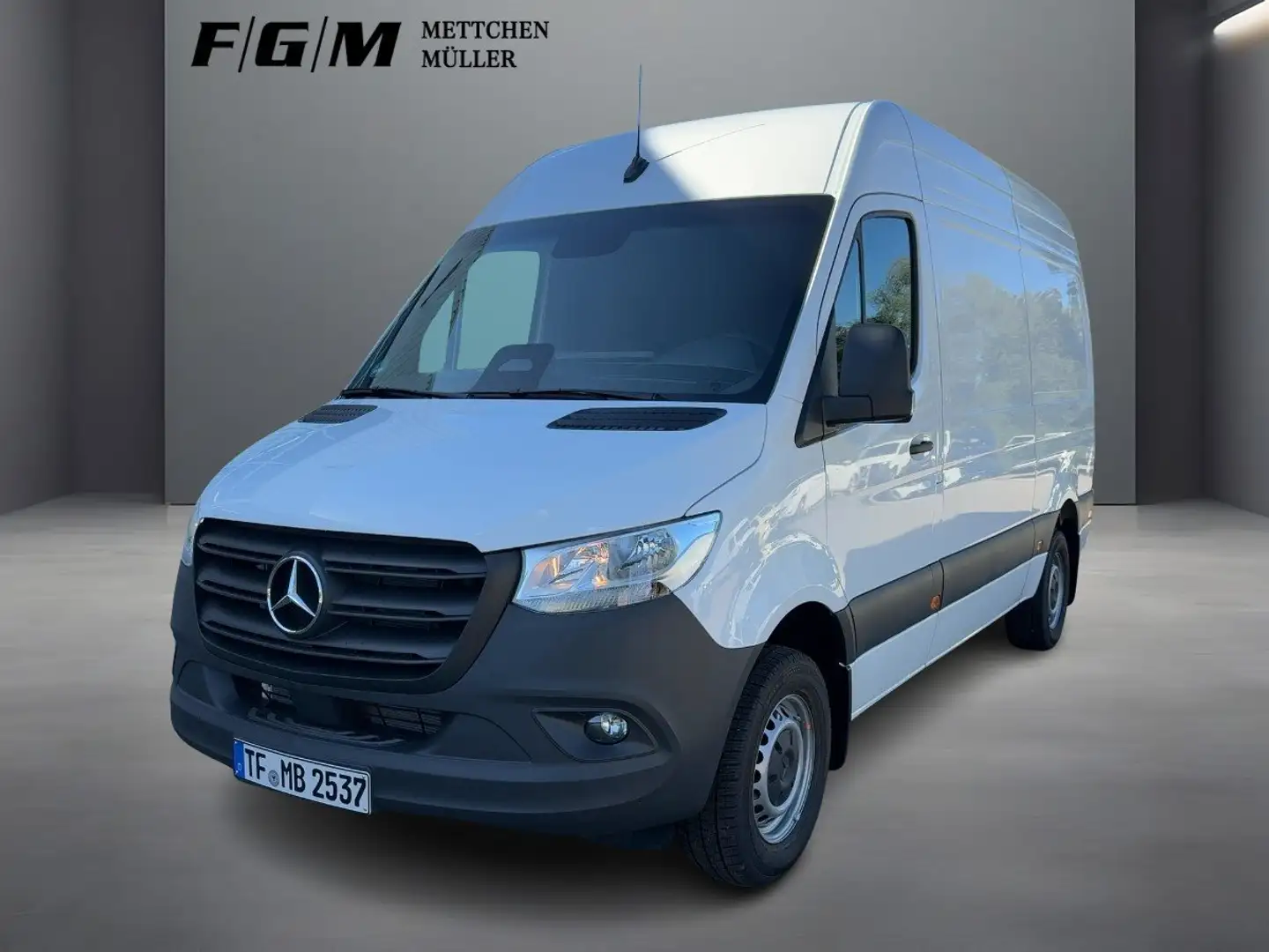 Mercedes-Benz Sprinter 317 Kasten PRO Hochdach AHK/Totwink/Navi Weiß - 2