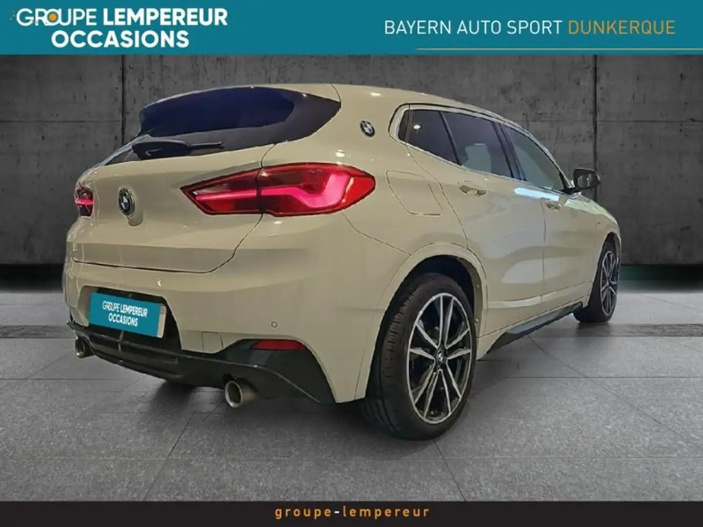 BMW X2 sDrive18dA 150ch M Sport Euro6d-T 118g Blanc - 2