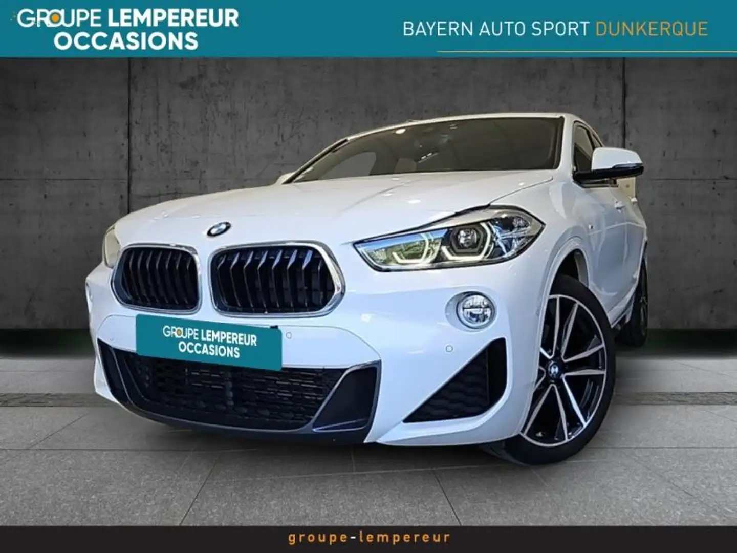 BMW X2 sDrive18dA 150ch M Sport Euro6d-T 118g Blanc - 1