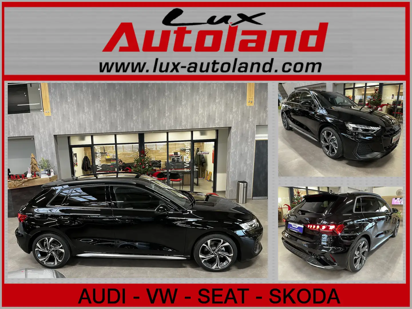 Audi A3 35 TFSI S line S-tronic Navi LED ACC Kame 3JG Noir - 1