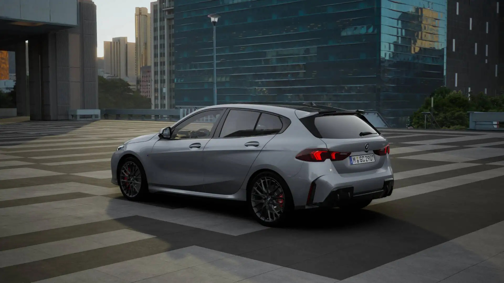 BMW 120 1 Serie High Executive M Sport Automaat / Panorama Gris - 2