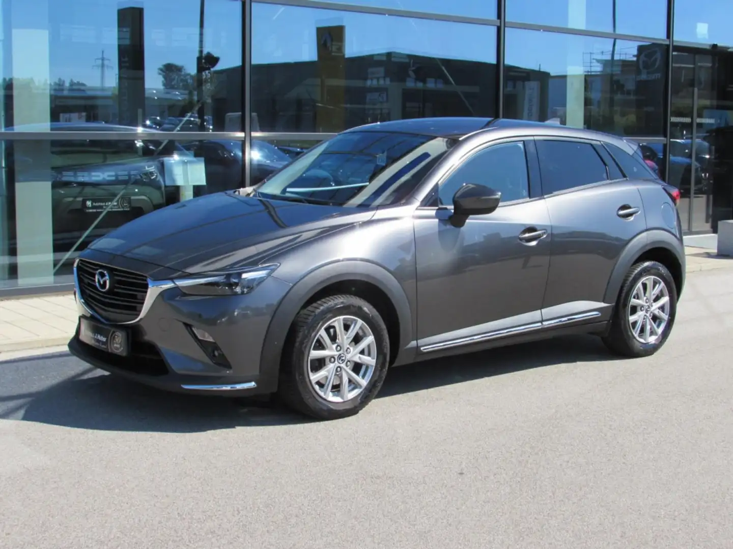 Mazda CX-3 2.0 SKYACTIV-G 121 Sports-Line Klima Navi Grau - 2