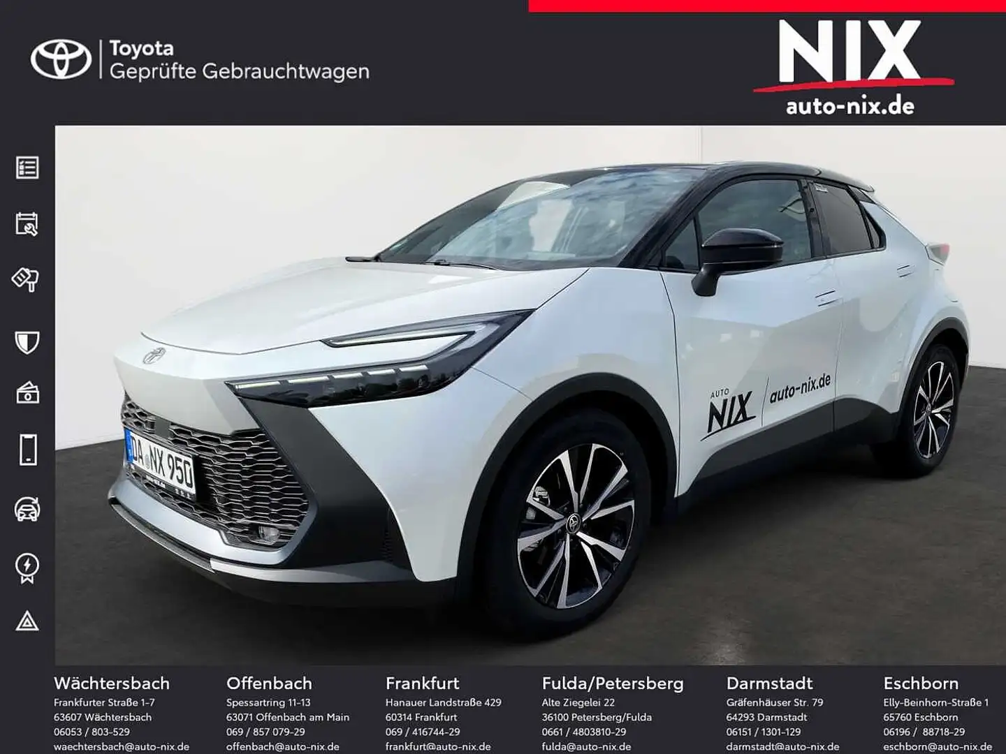 Toyota C-HR 1.8 Hybrid Black & White LED Technik Paket Weiß - 1