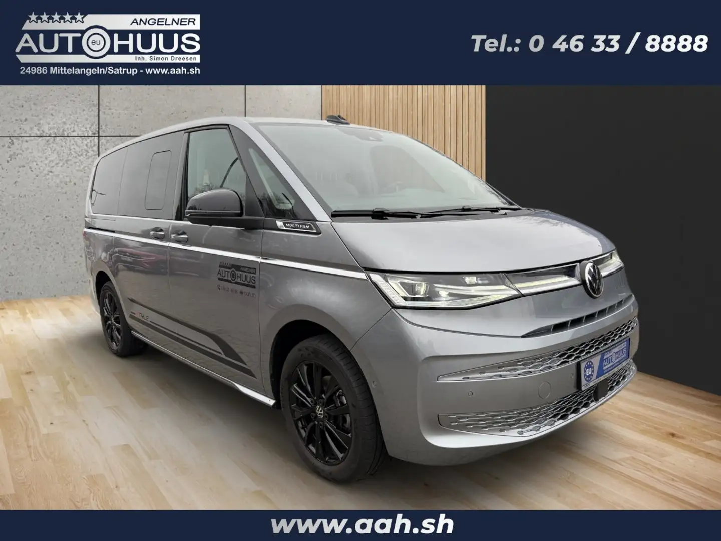 Volkswagen T7 Multivan 2.0 TDI DSG Style Lang VOLLAUSSTG. Klima Navi Argent - 1