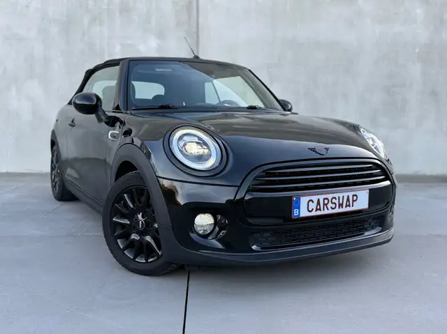 MINI Cooper Cabrio 98.000 KM! / CarPlay/ Full Black/ LED / UNION JACK