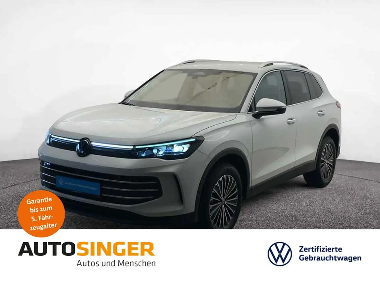 Volkswagen Tiguan Elegance TDI DSG 4M *AHK*MASSAGE*STDHZ* Weiß - 1