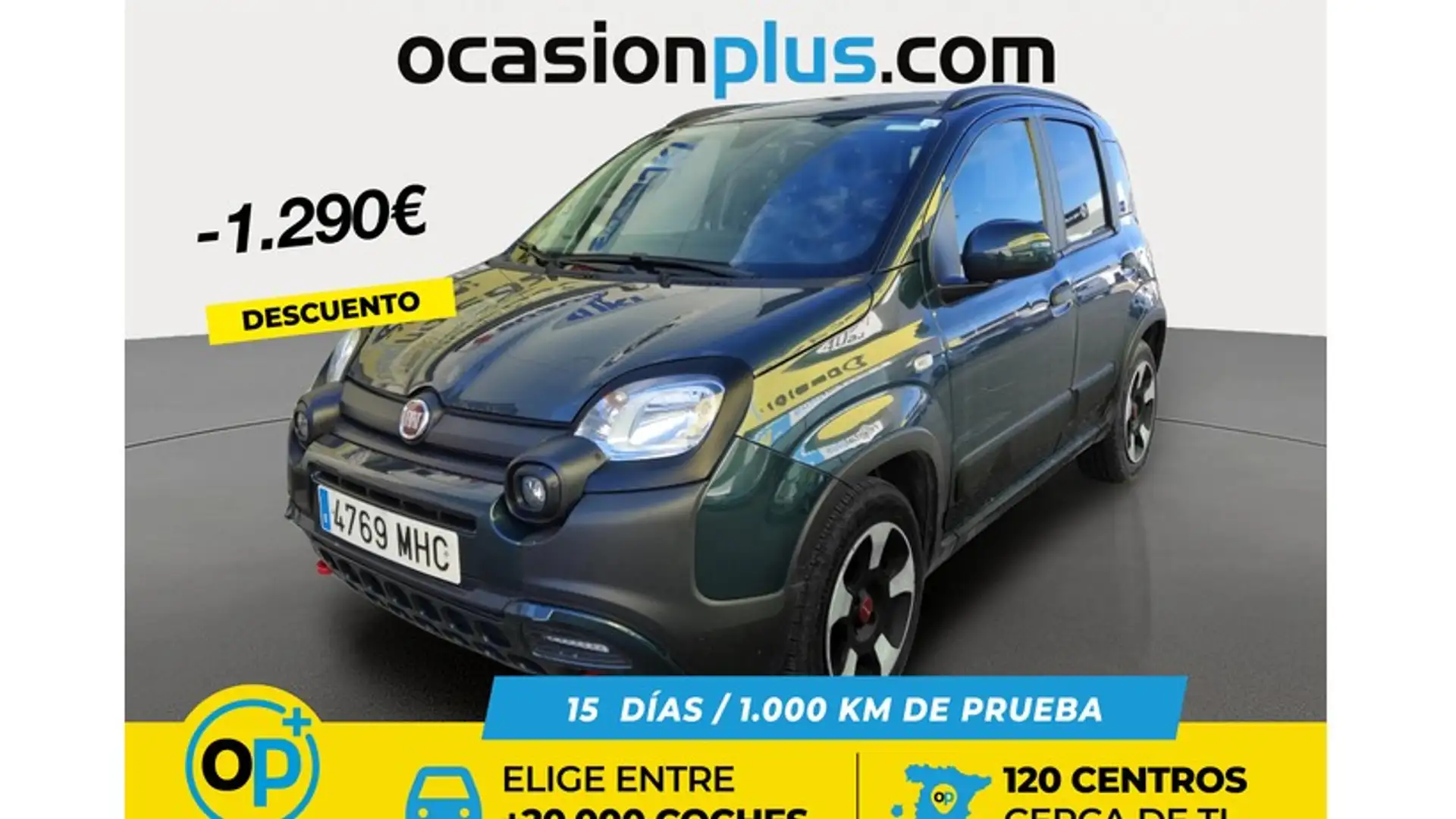 Fiat Panda 1.0 Gse Cross Hybrid Verde - 1
