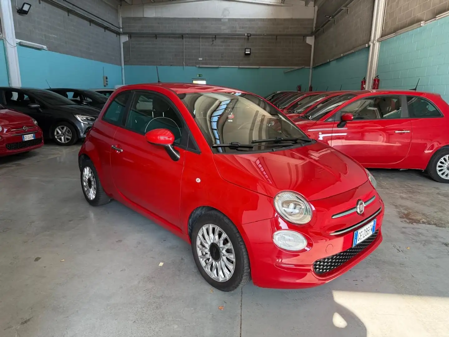Fiat 500 500  1.0 hybrid Lounge 70cv Rosso - 1