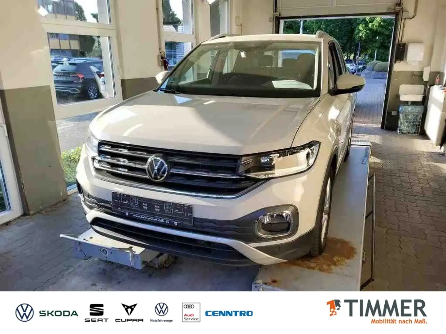 Volkswagen T-Cross 1.0 TSI STYLE *LED *APP *ALU *SHZ *DAB+ * Grijs - 1