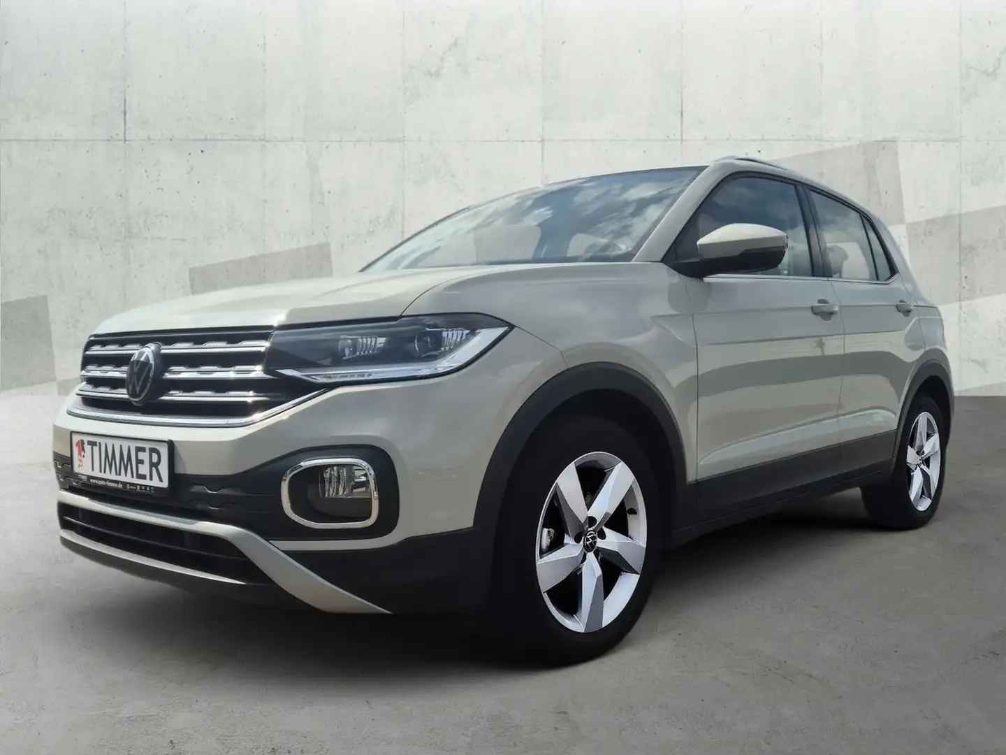 Volkswagen T-Cross 1.0 TSI STYLE *LED *APP *ALU *SHZ *DAB+ * Gris - 2