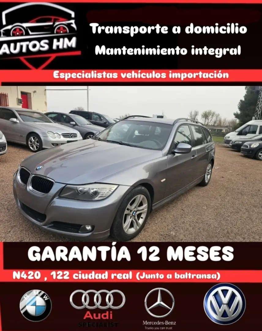 BMW 318 318dA Touring Gris - 1