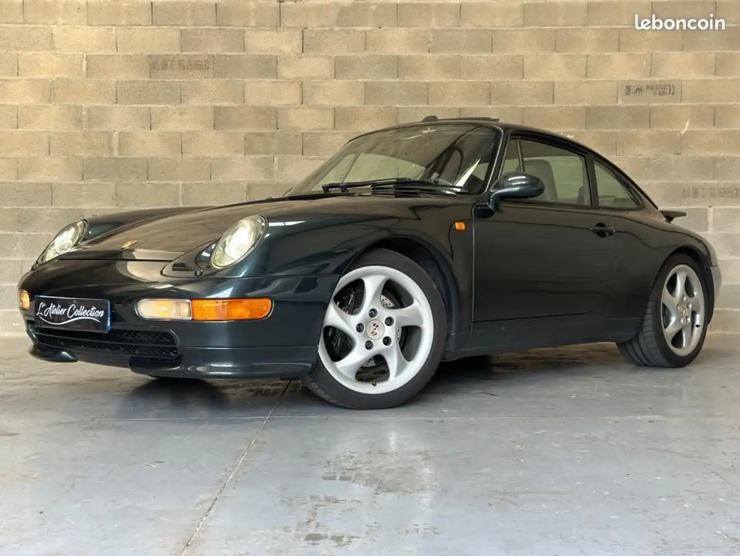 Porsche 911 993 Carrera 2 Coupé vert aventure Toit ouvrant Boi Verde - 1