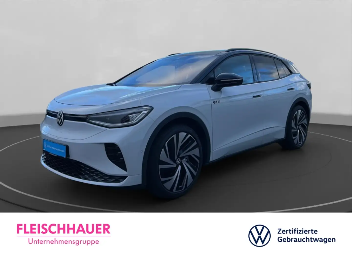 Volkswagen ID.4 4Motion GTX+ELEKTR SITZE+AHK+SHZ+HEAD UP Weiß - 1