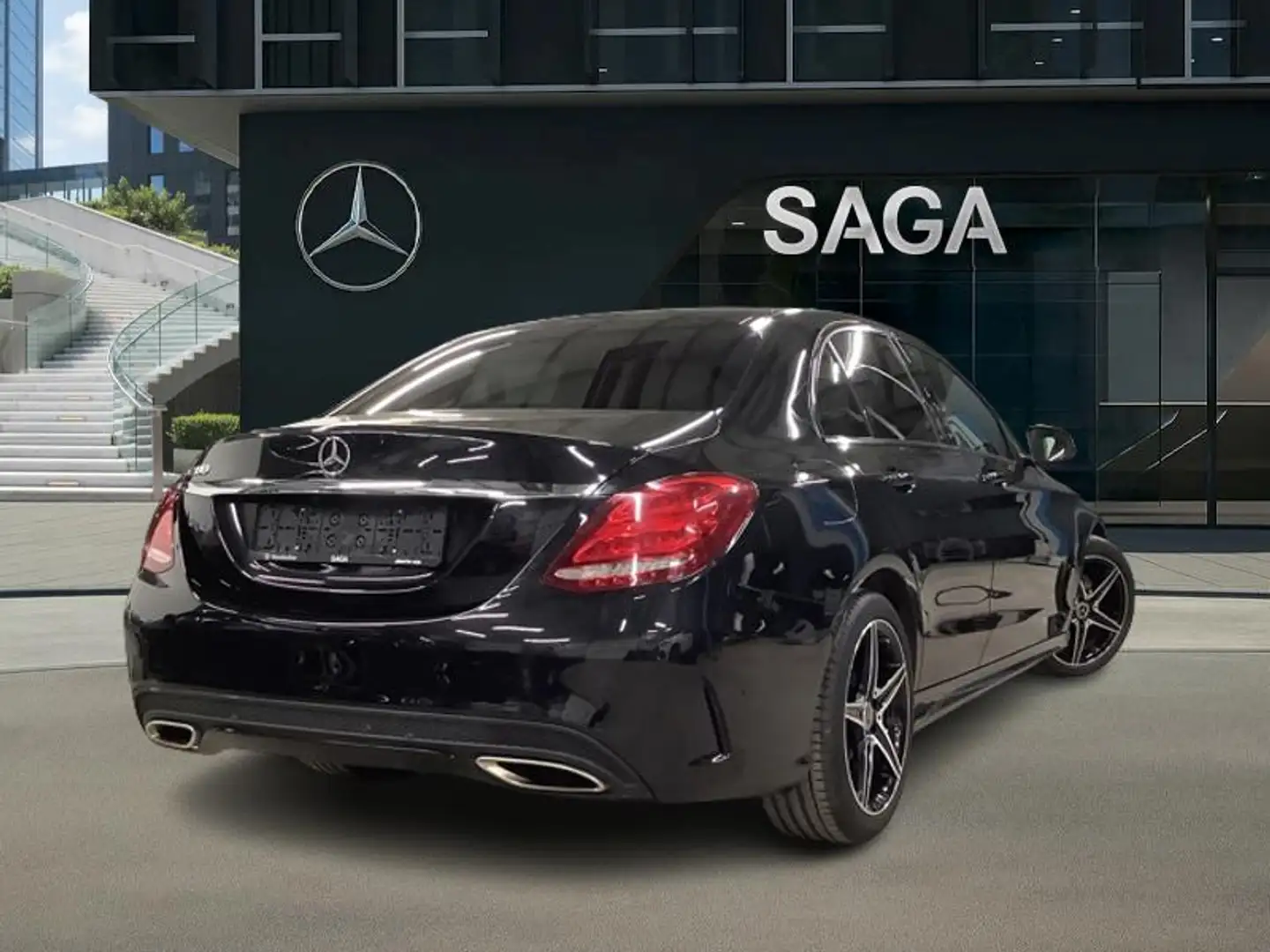 Mercedes-Benz C 180 Berline AMG Line Schwarz - 2