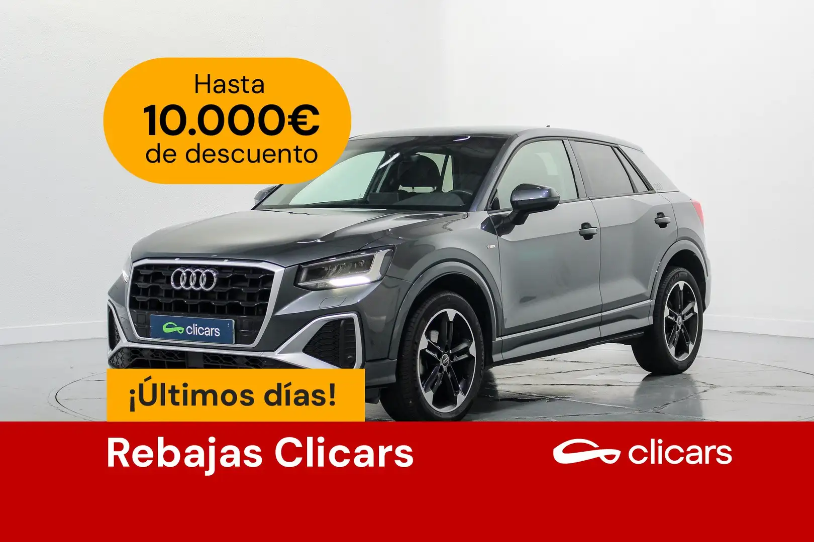 Audi Q2 30 TDI S line 85kW Gris - 1