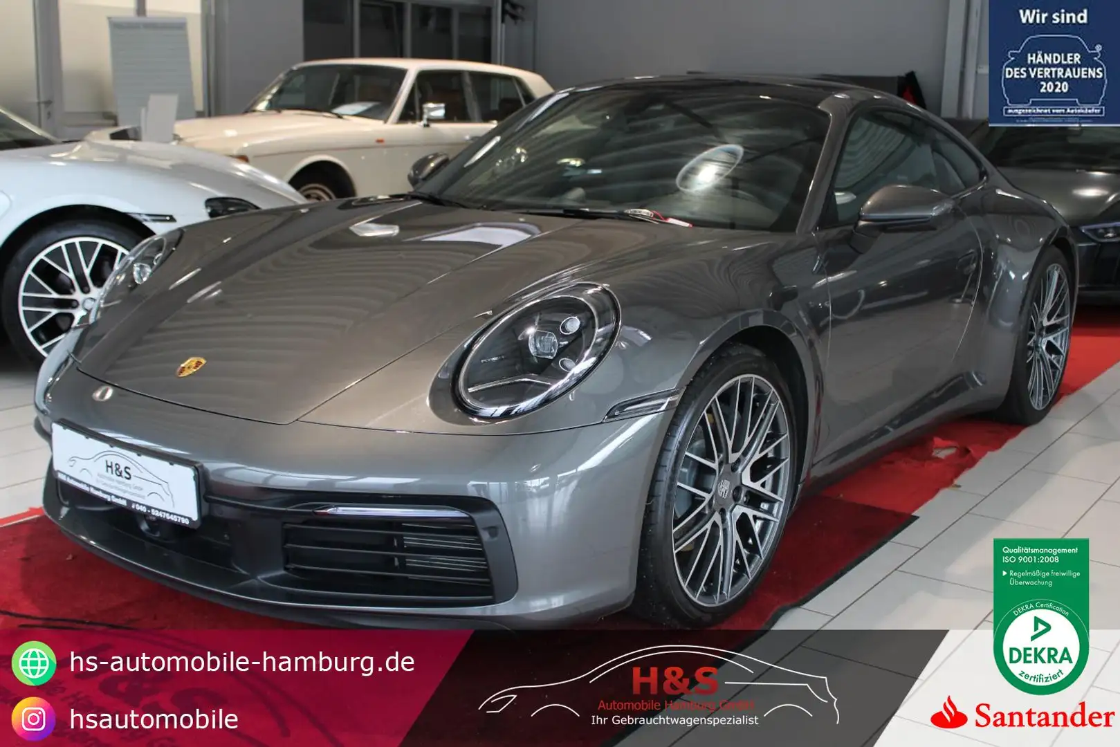 Porsche 992 911/992 Carrera Schiebedach Grau - 1
