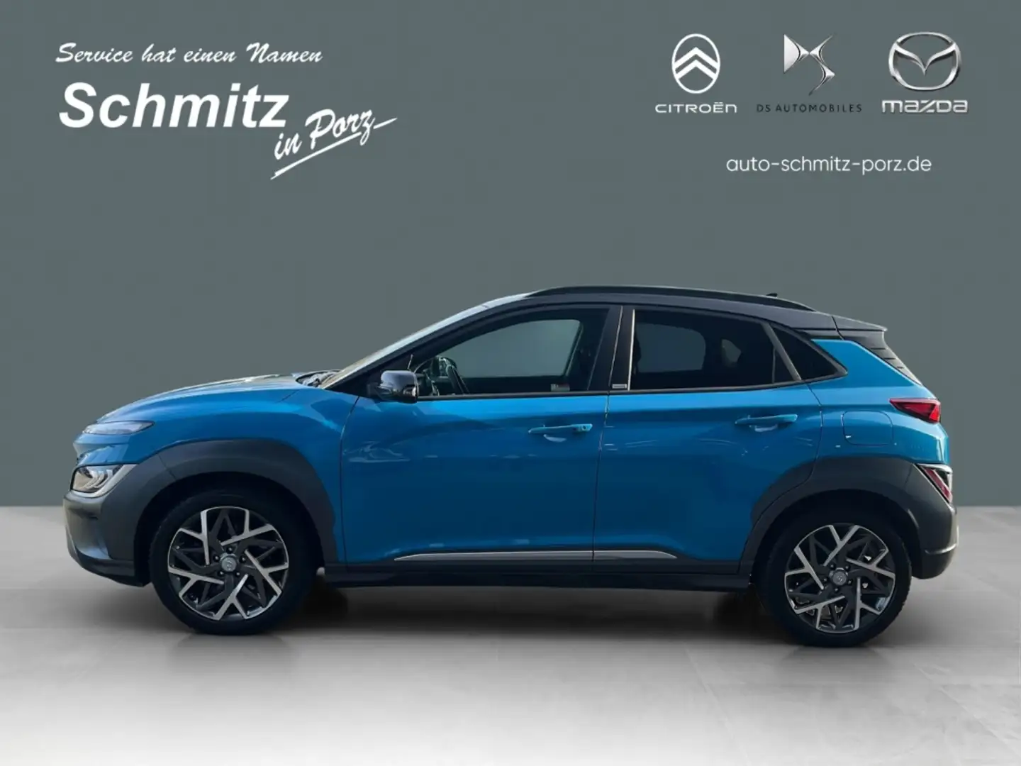 Hyundai KONA HUD Navi LED ACC Apple CarPlay Android Auto Klimaa Blau - 2