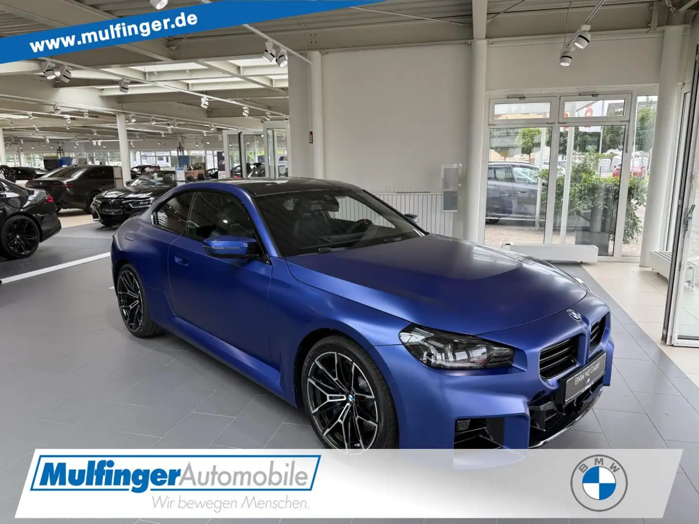 BMW M2 Coupé M Carbondach ACC Lenkhzg. Ha/Ka RFK 20" Blau - 1