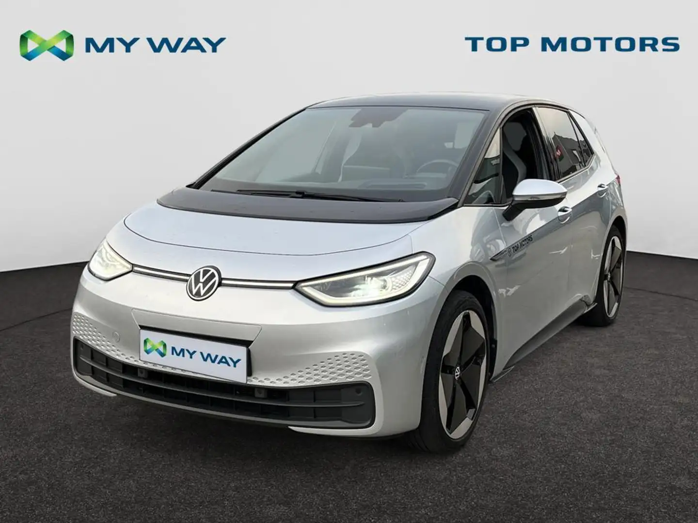 Volkswagen ID.3 UITZONDERLIJK STOCKACTIE!!*77KWH*204PK*MASSAGEZETELS*CAMERA Zilver - 1