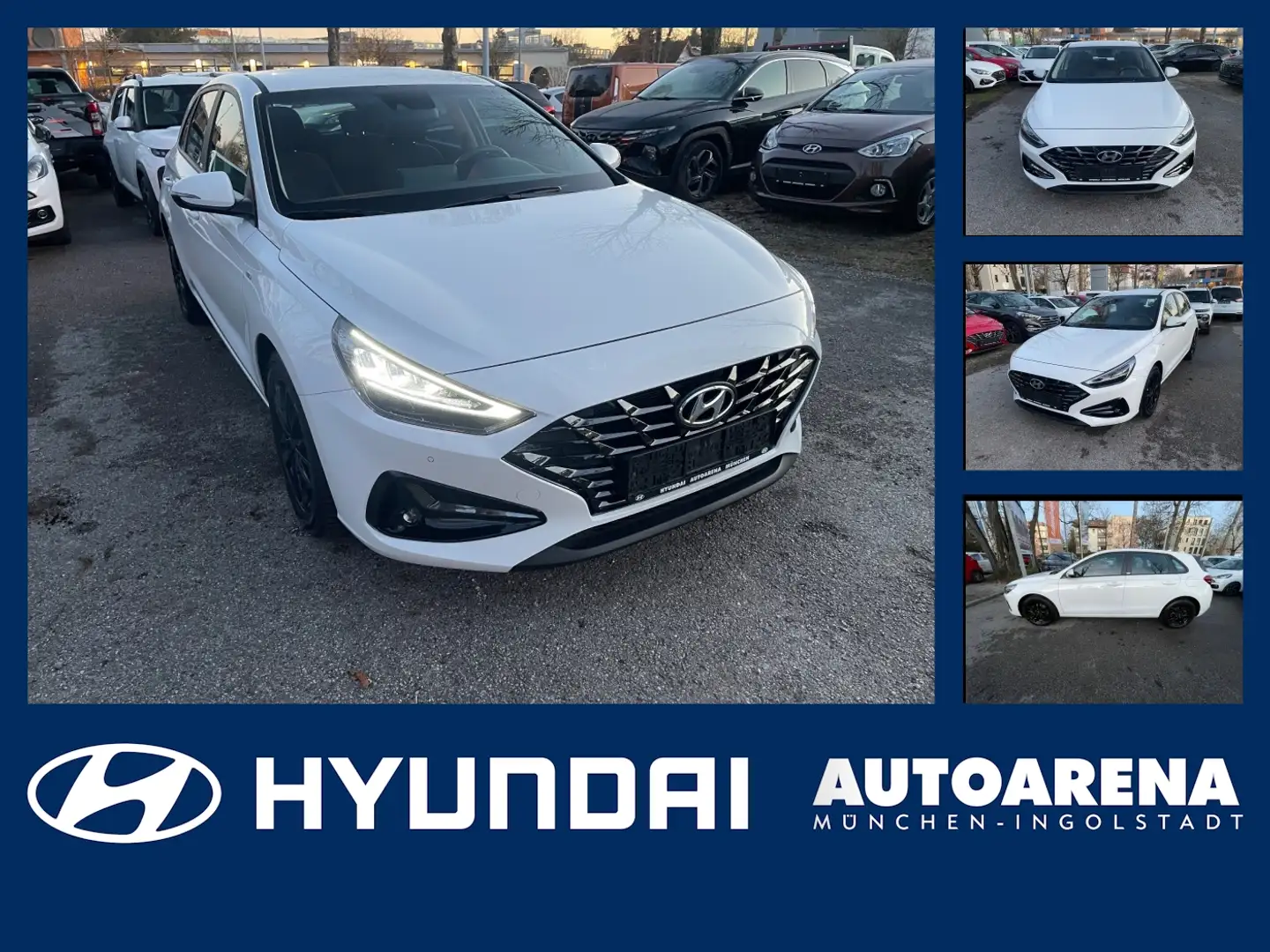 Hyundai i30 1.5 T-GDI Trend 2xKlima AUT DynLicht Kam. LM Weiß - 1