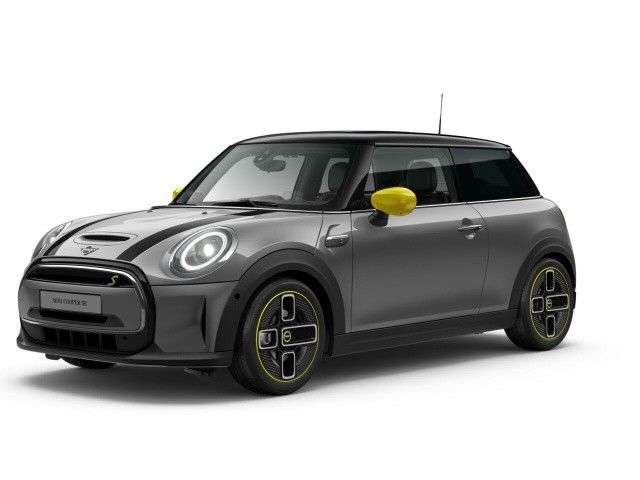 Imagine MINI Cooper SE . MINI Electric Trim Navi Head Up Rückf