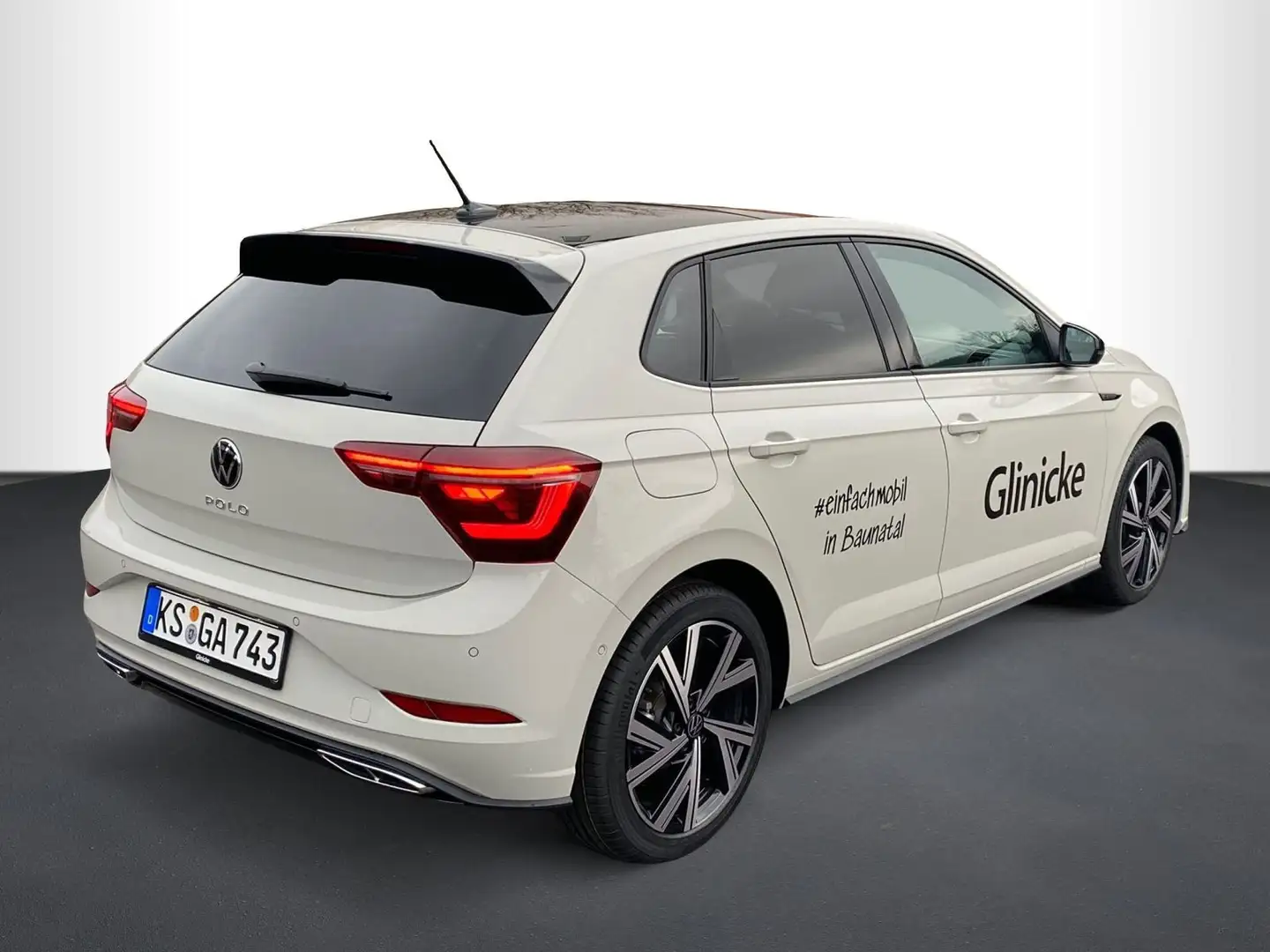 Volkswagen Polo 1.0 TSI R-Line PANO, SHZ, RFK, NAVI Grau - 2