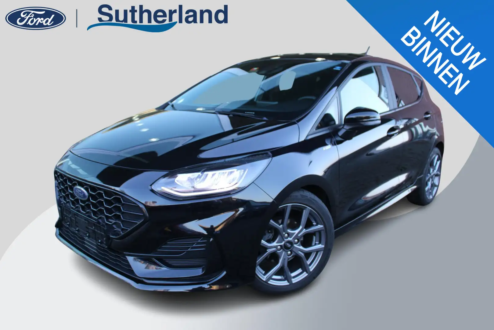Ford Fiesta 1.0 EcoBoost 125 PK Hybrid ST-Line | Winterpack | Noir - 1