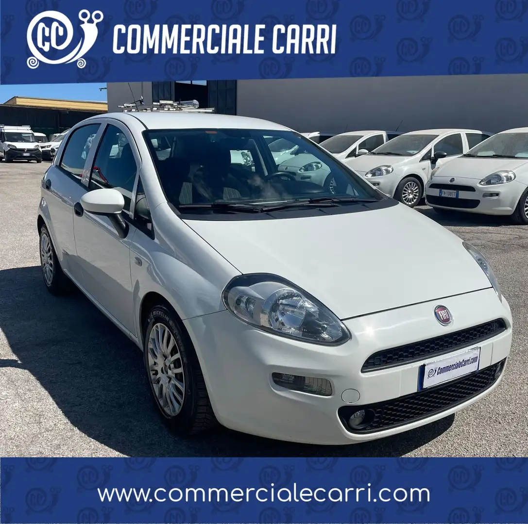 Fiat Punto VAN 1.3 M-JET 5 PORTE 4 POSTI N1 - 2018 Blanc - 1