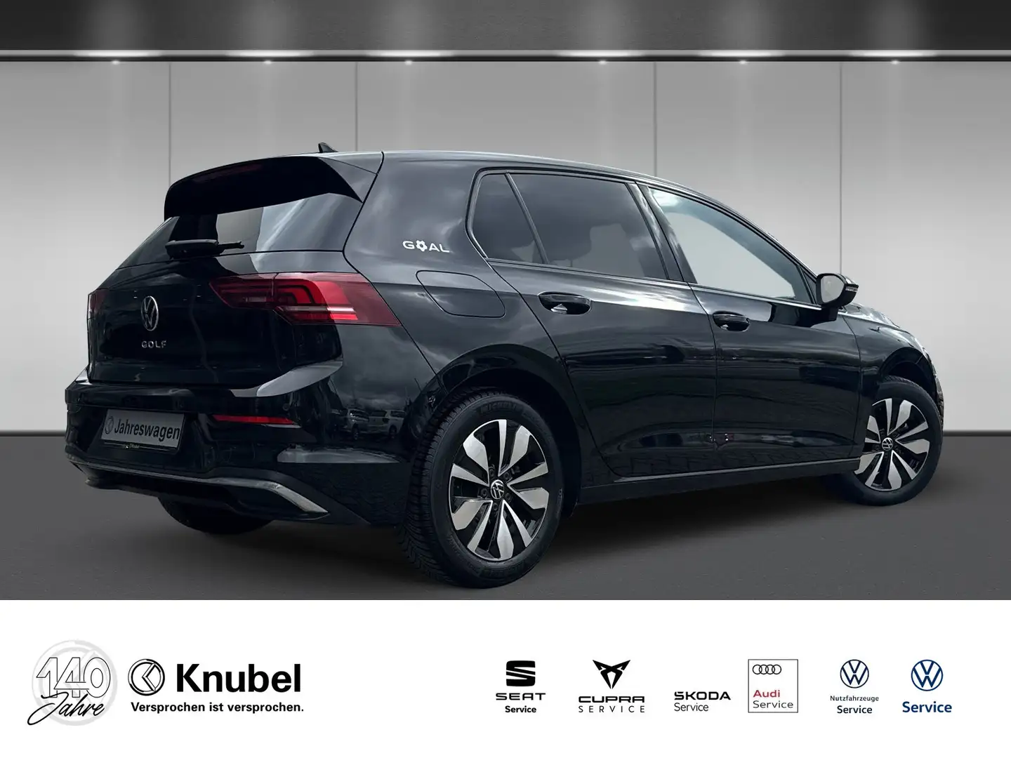 Volkswagen Golf VIII GOAL 2.0 TDI DSG LED+/NAVI/AHK/GJR Schwarz - 2