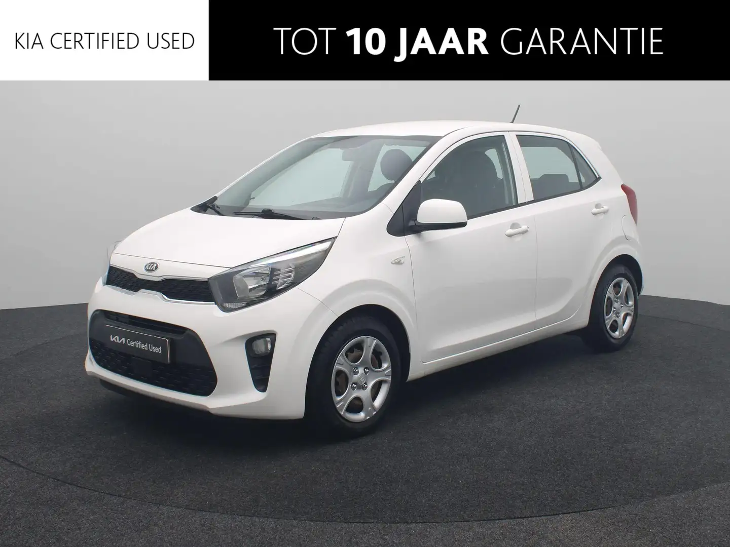 Kia Picanto 1.0 DPi ComfortLine | Airco | Bluetooth | Elektris Wit - 1