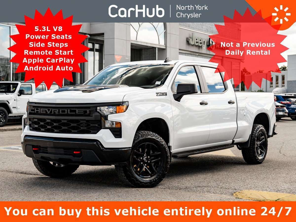 2024 Chevrolet Silverado 1500 Custom Trail Boss 157'' V8 Apple CarPlay & Android