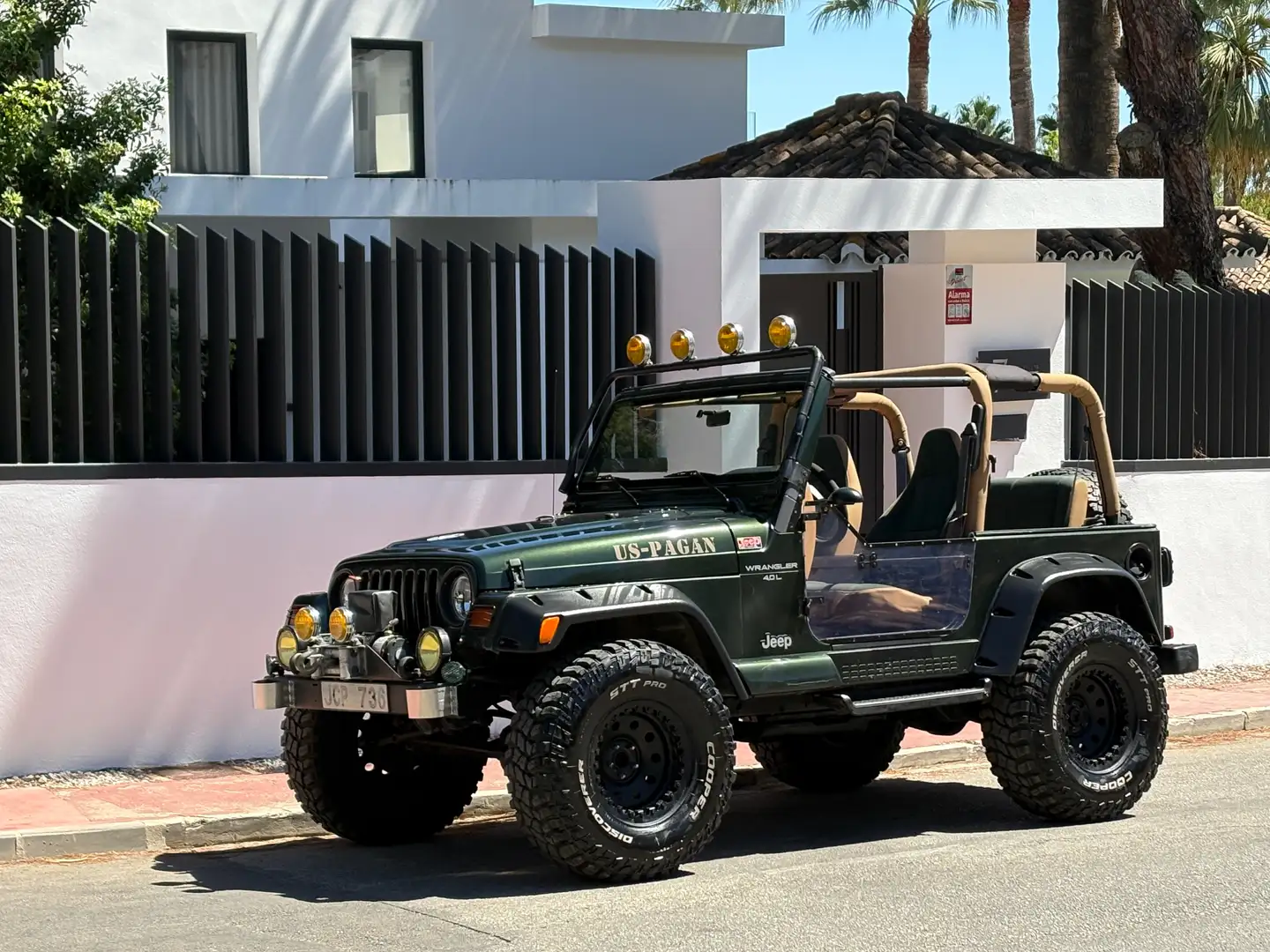 Jeep Wrangler Matricula Sueca Verde - 2