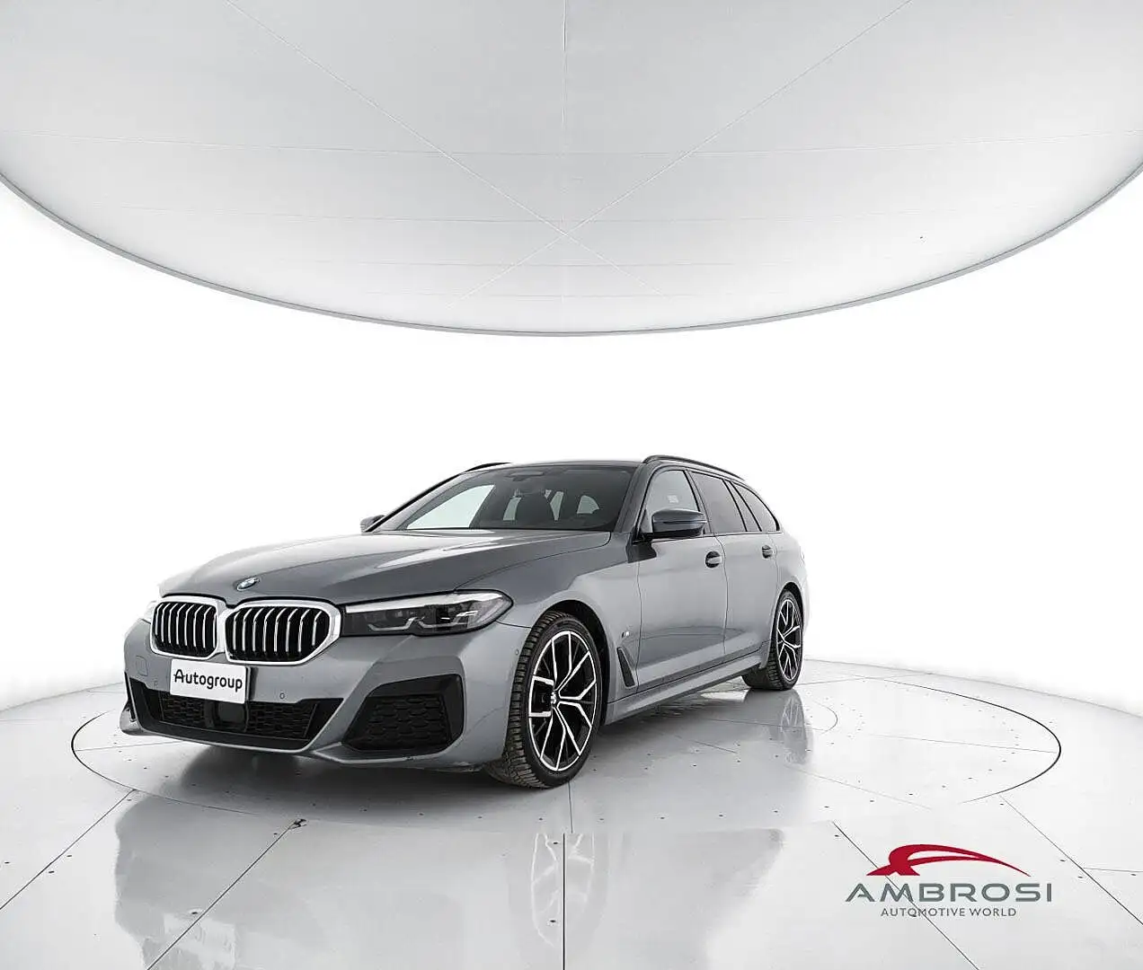 BMW 520 Touring 520d Msport Auto Grigio - 1