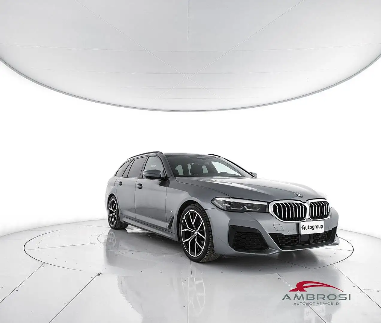 BMW 520 Touring 520d Msport Auto Grigio - 2