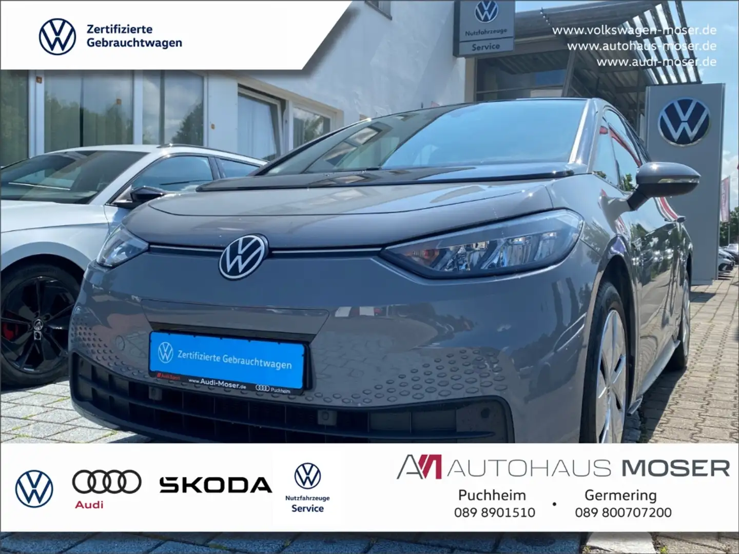 Volkswagen ID.3 Pro 62KWH APP*NAVI*LED*Climatr.*1.Hand*PDC!!! Gris - 1