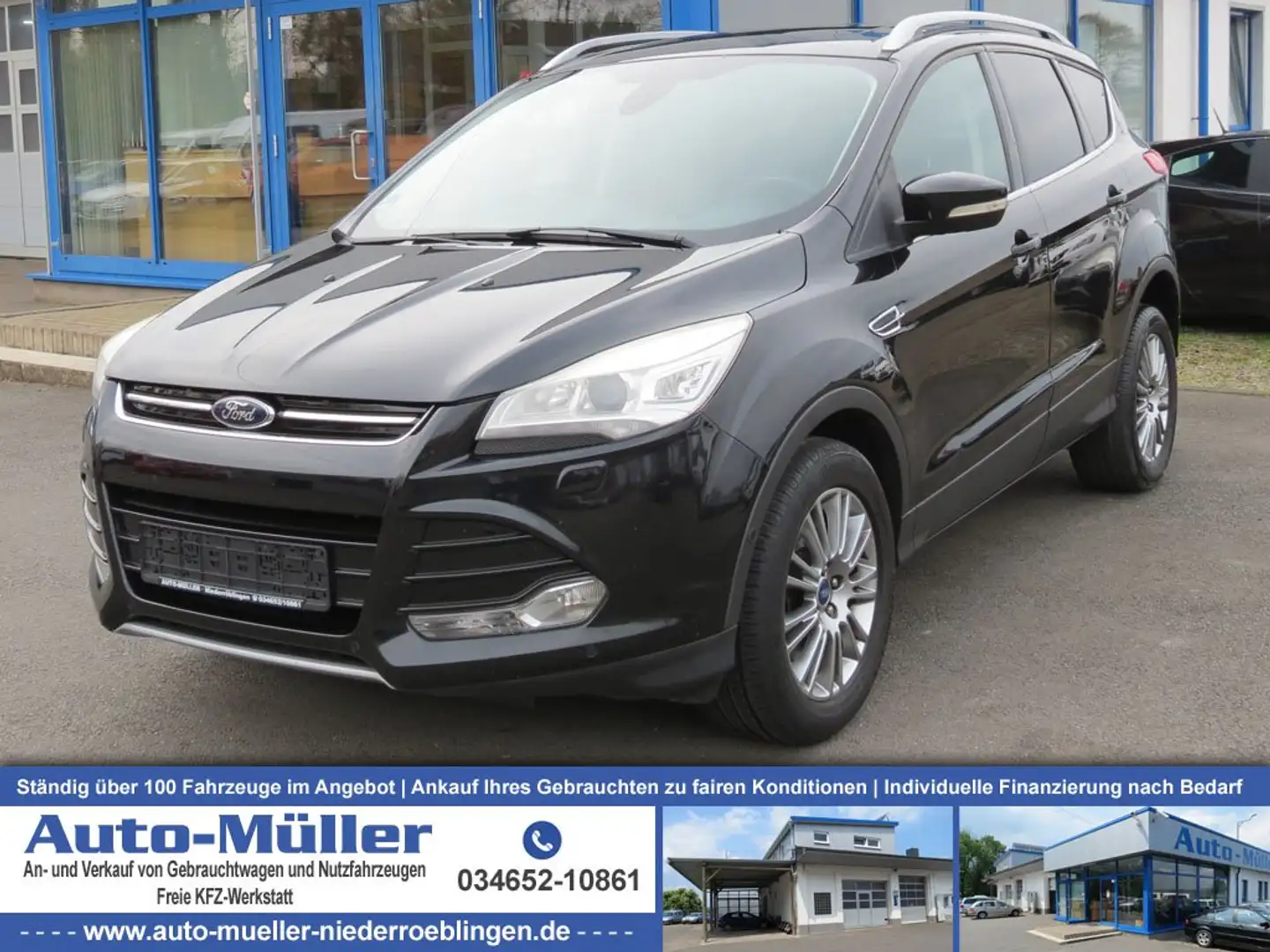 Ford Kuga 2.0 TDCi Titanium Bi-Xenon Navi Panorama Schwarz - 1