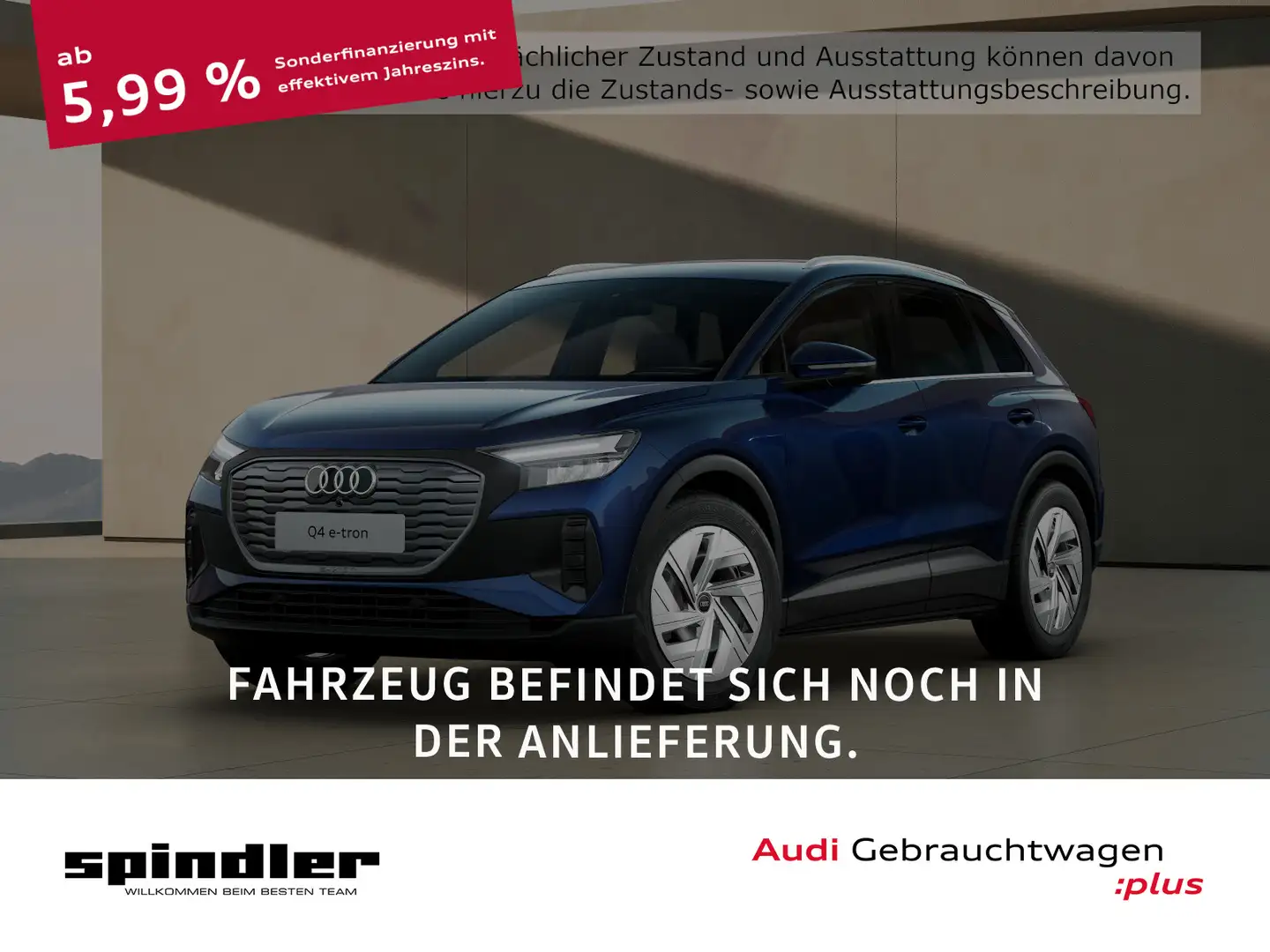 Audi Q4 e-tron Q4 35 e-tron / Standklima, ParkAssi, LED, RFK Blau - 1