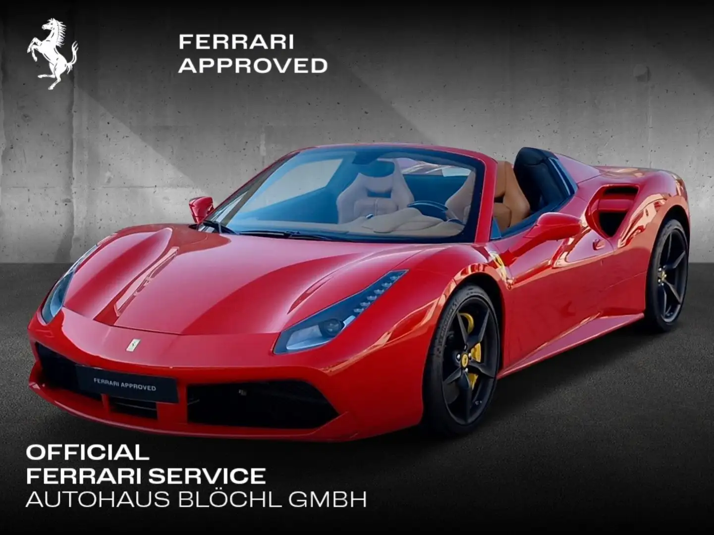 Ferrari 488 *Painted Shields*Racing-Sitze*Carbon Red - 1