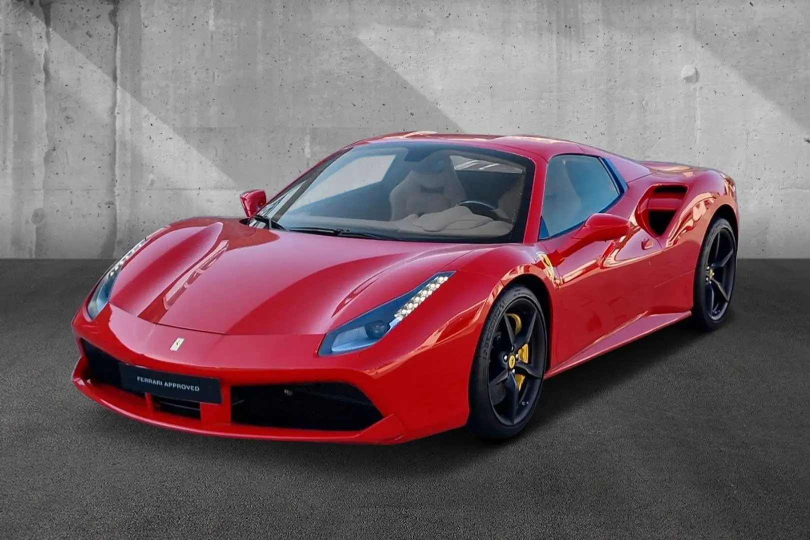 Ferrari 488 *Painted Shields*Racing-Sitze*Carbon Rojo - 2