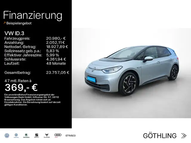Volkswagen ID.3 Business 107 kW*LED*SitzH*StandH*EPH*Ambien