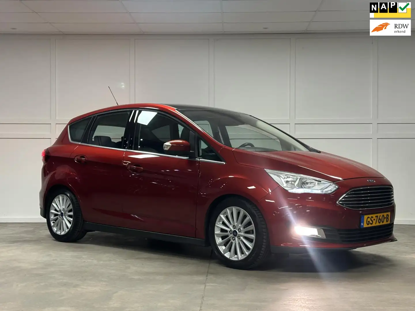 Ford C-Max 1.0 Titanium / Cruise / Panorama / 2015 Rouge - 1