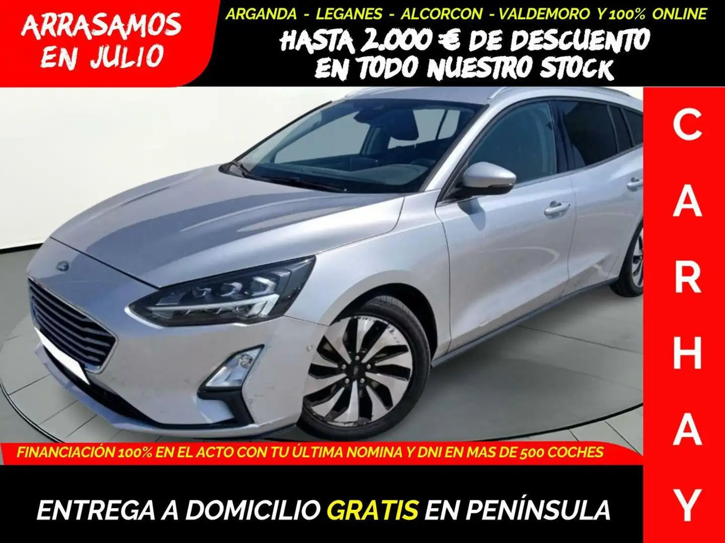 Ford Focus Sportbreak 1.5Ecoblue Trend+ Aut. Gris - 1