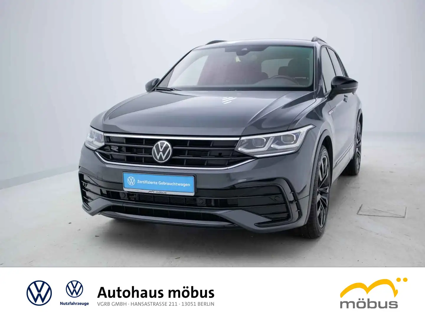Volkswagen Tiguan 2.0 TDI R-Line 4Motion *DSG*APP*ACC*MATRI Grau - 2