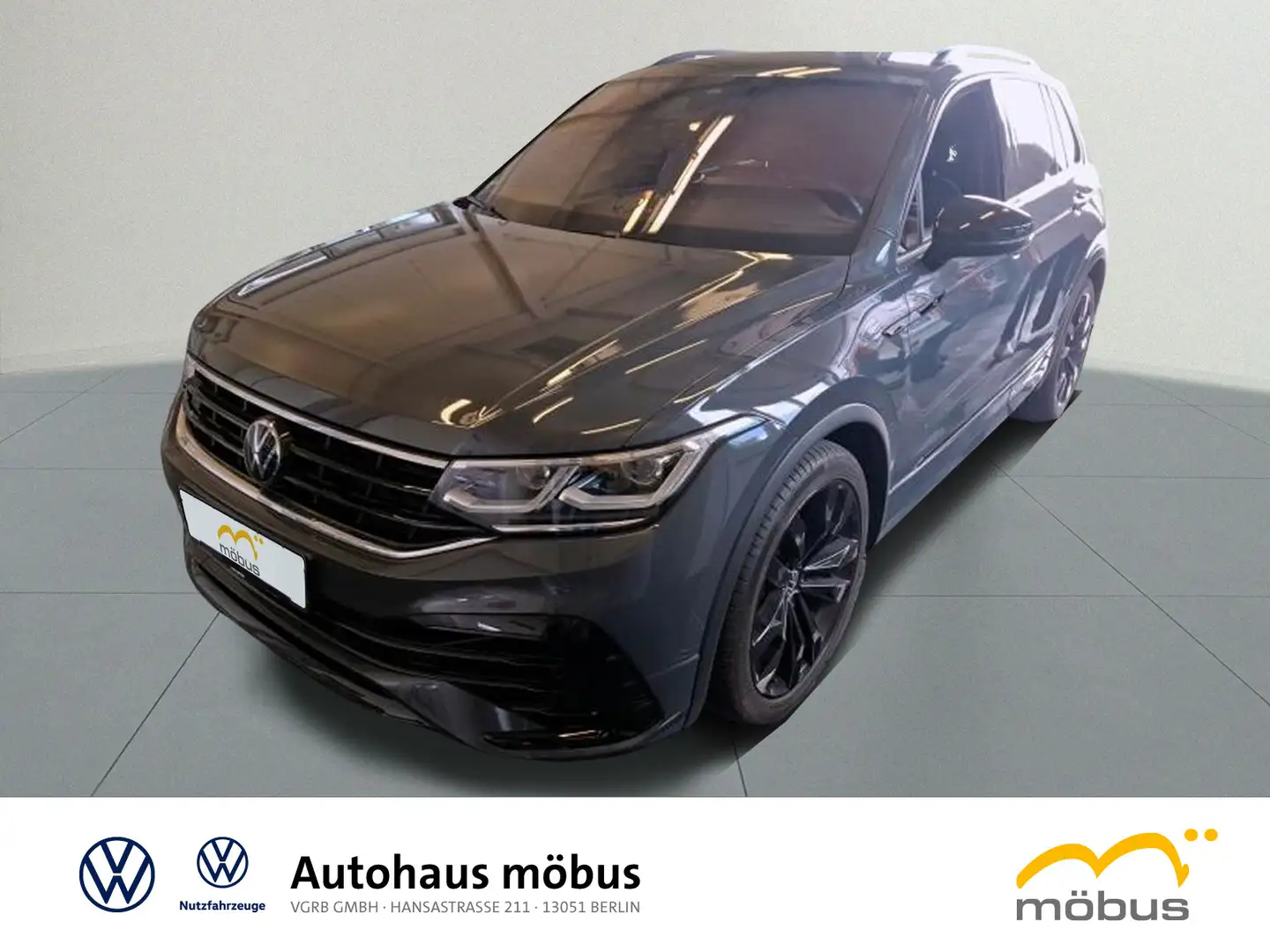 Volkswagen Tiguan 2.0 TDI R-Line 4Motion *DSG*APP*ACC*MATRI Grau - 2
