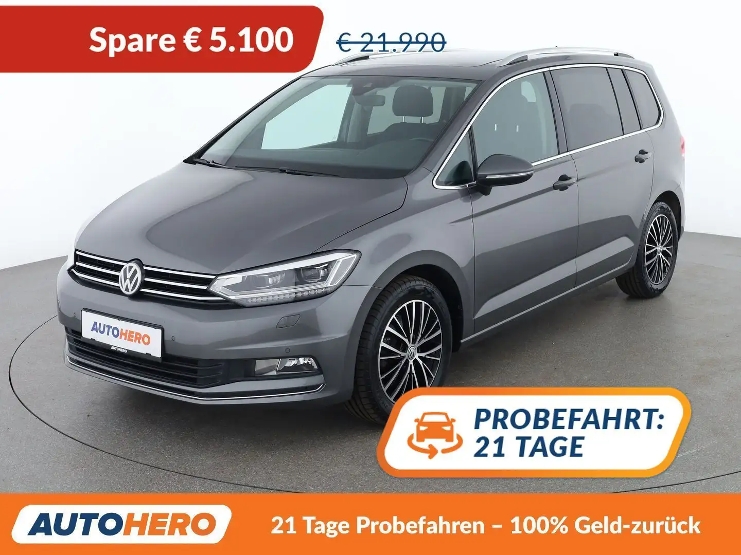 Volkswagen Touran 2.0 TDI Highline BlueMotion Tech Grau - 1