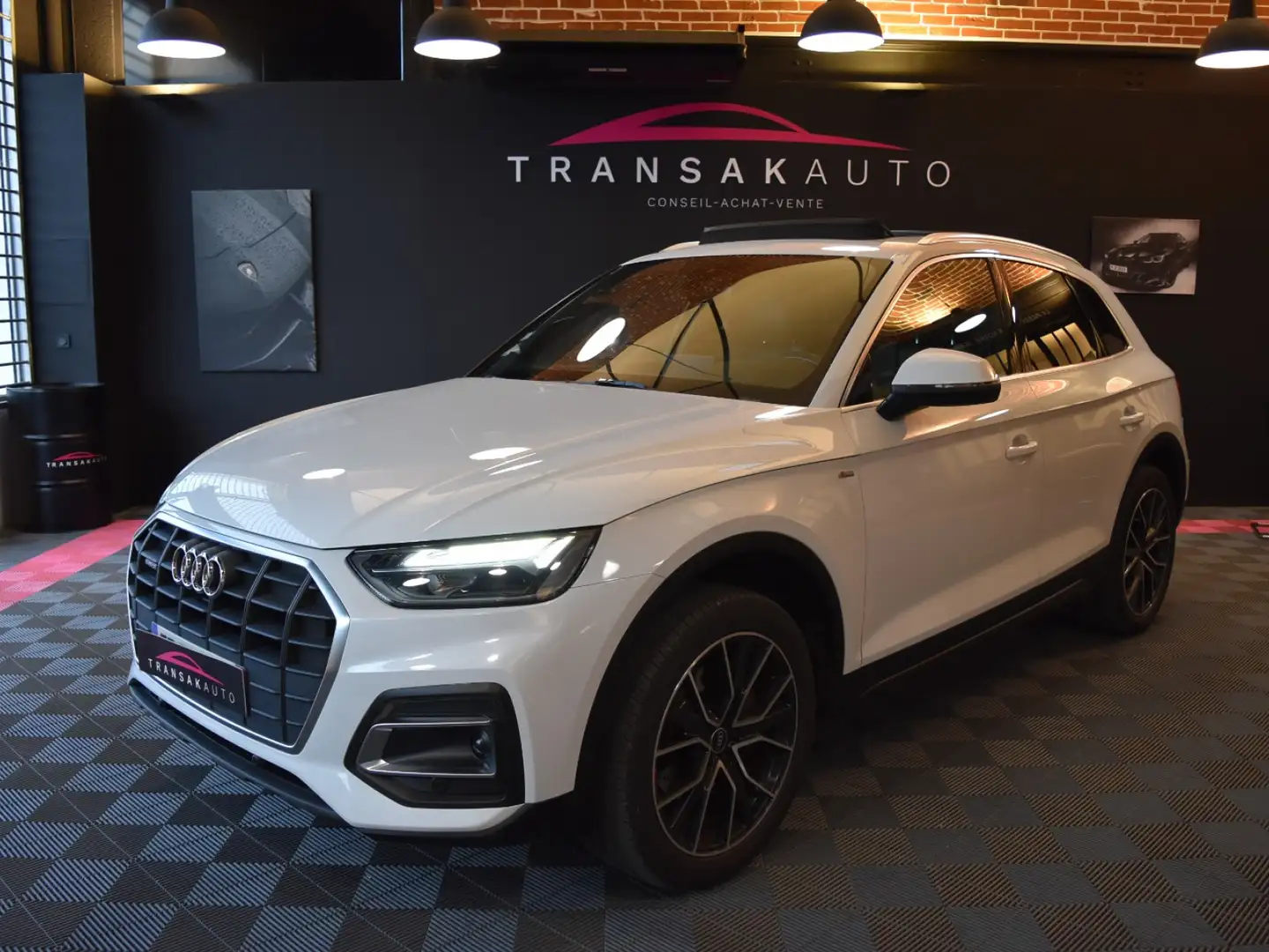 Audi Q5 Q5 40 TDI 204 S tronic 7 Quattro S line Blanc - 1