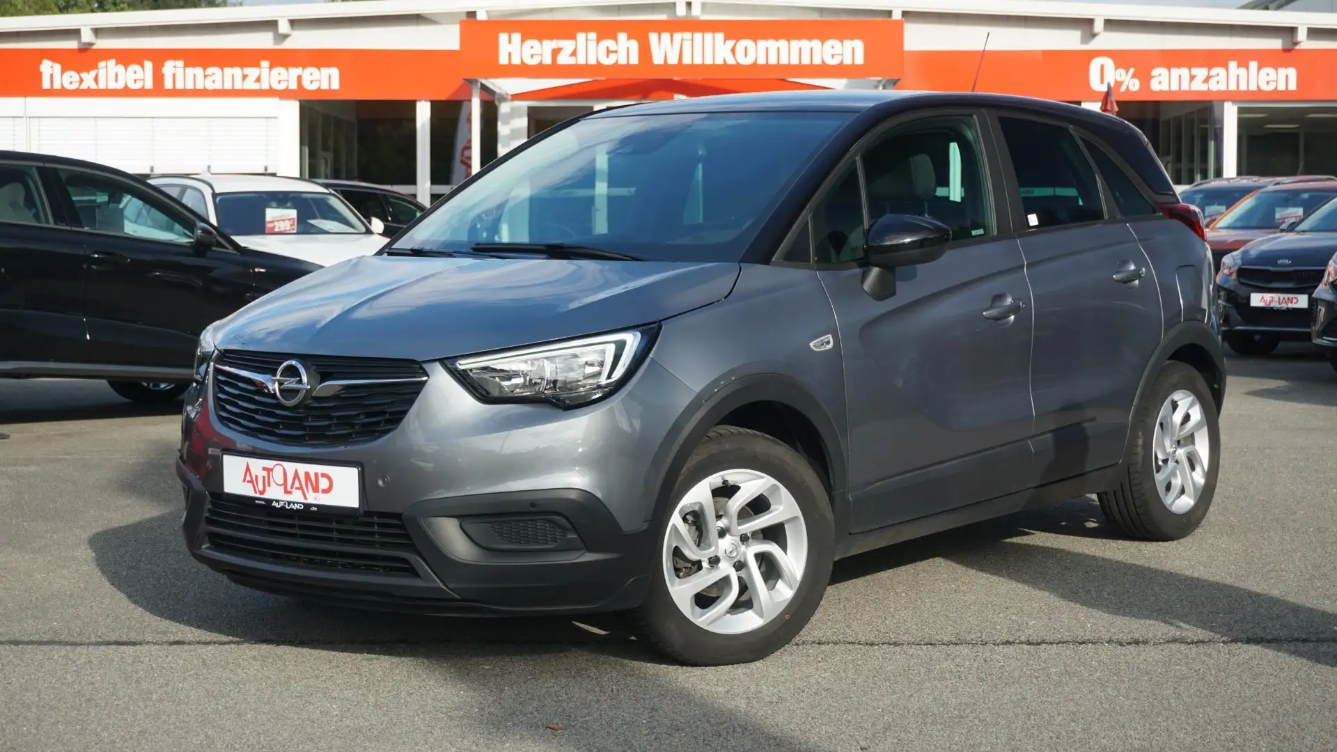 Opel Crossland X 1.2 Edition SHZ LHZ Tempomat Android A Grau - 2
