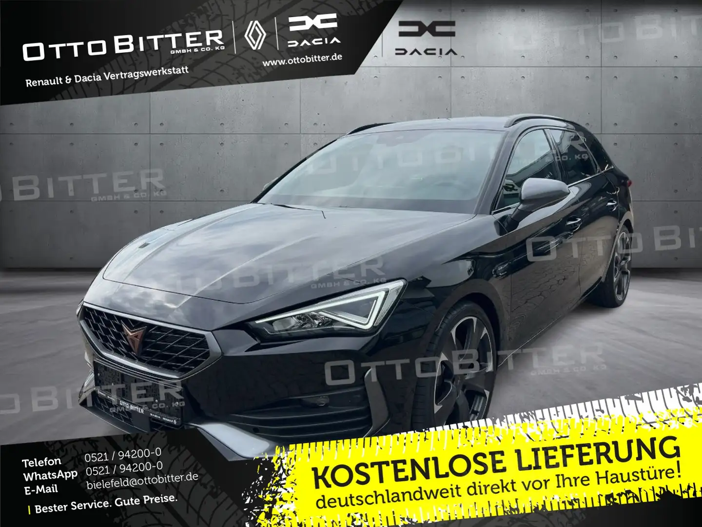 CUPRA Leon Sportstourer 2.0 TSI 4Drive DSG 310PS ALLRAD Schwarz - 1