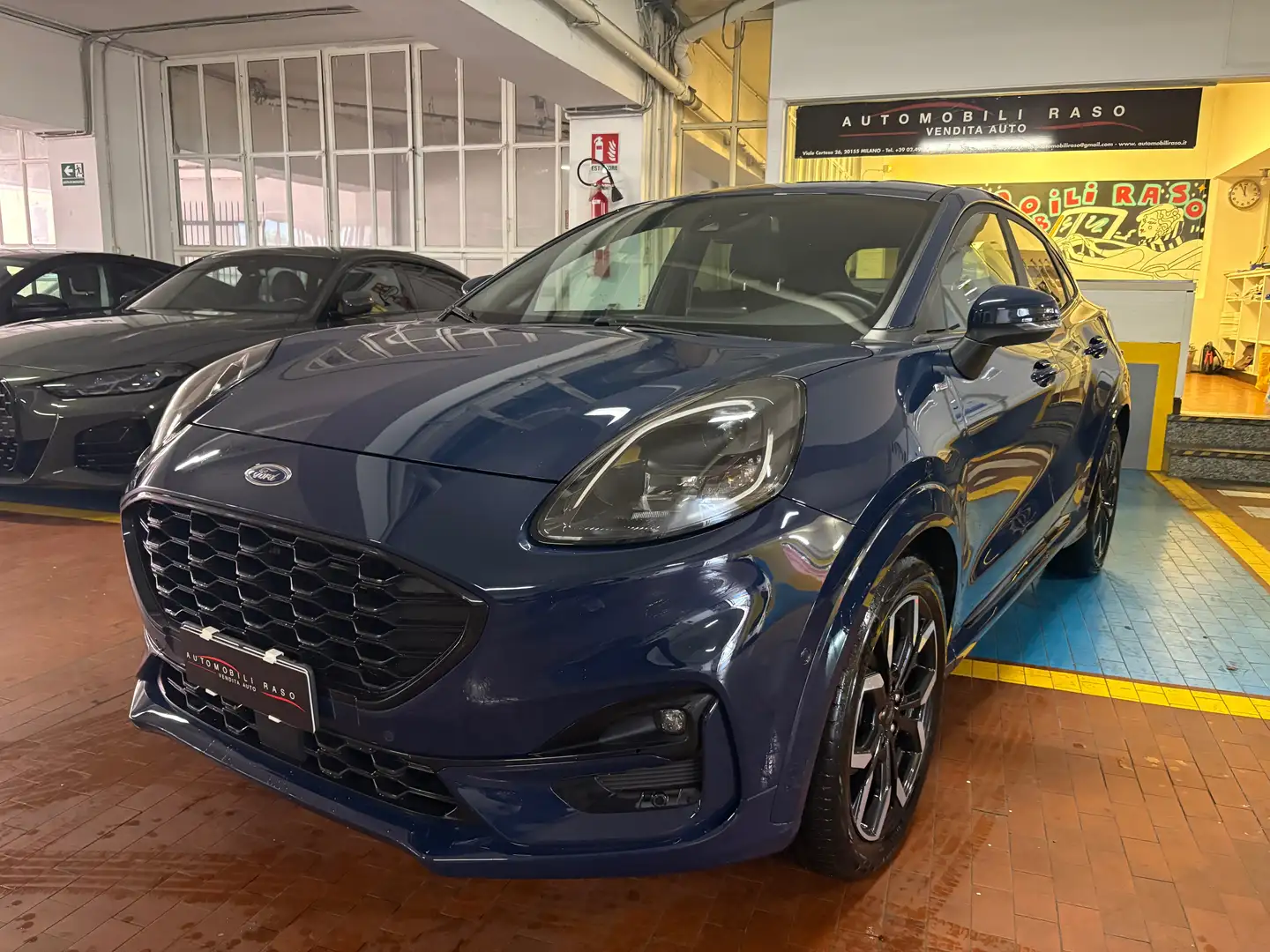 Ford Puma Puma 1.0 ecoboost h ST-Line X s Blauw - 1